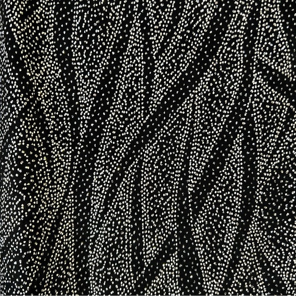 Onyx Nite Black & Silver Sparkly Glitter Tank Top 1920’s Flapper Faerie Size 2X - Picture 4 of 5